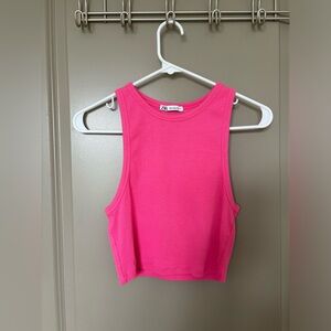 Zara Pink Crop Top